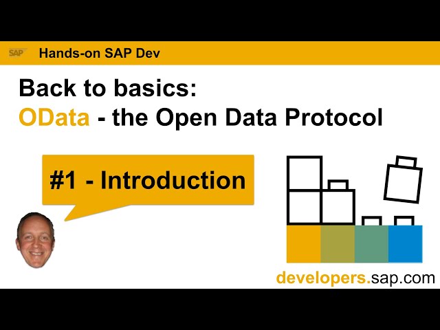 Back to basics: OData - the Open Data Protocol - Part 1 - Introduction