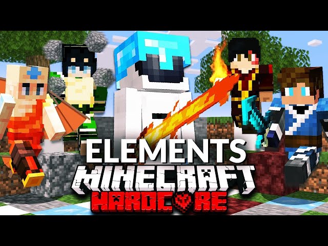 100 Players Simulate the Minecraft Elemental Tournament