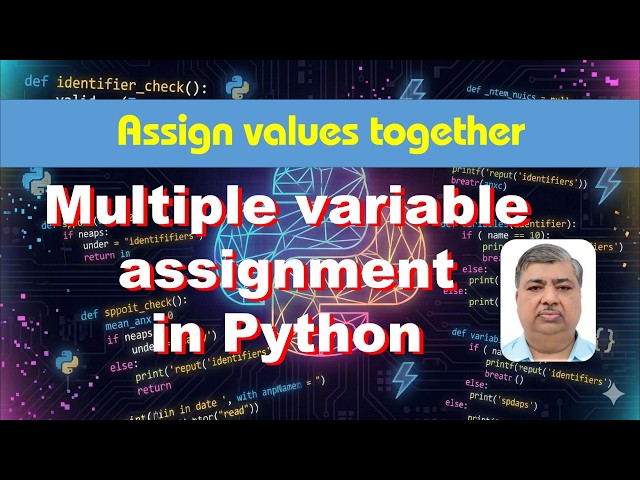 Multiple variable assignment in python, understand unpacking