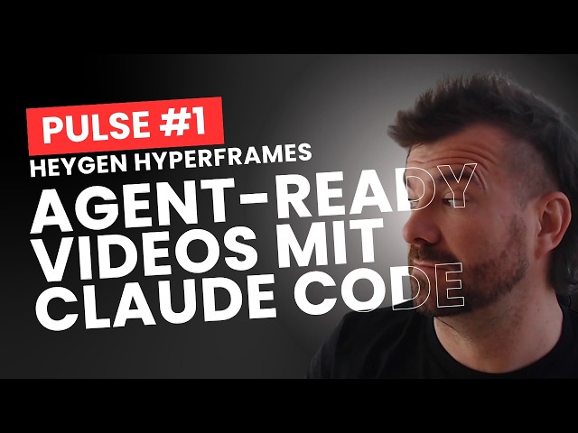 Pulse 1:  Hyperframes von @heygen_official: Neuer @claude Code Skill für agent-ready editable Videos