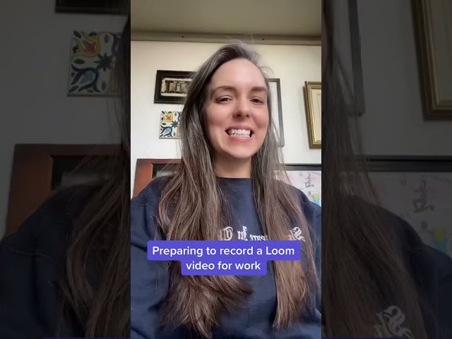 How do you prepare to record a Loom?