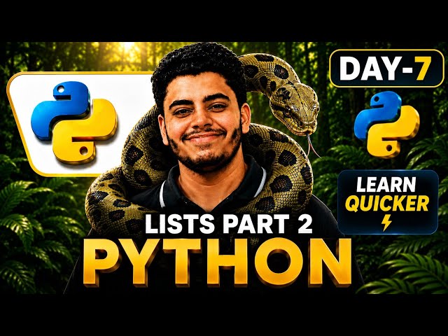Python List Methods Complete Guide 🔥 | Day 7 Part 2