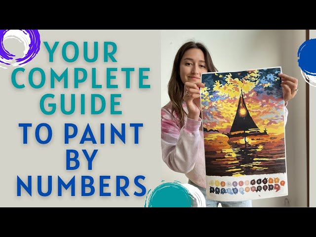 Sailboat Paint By Numbers for Beginners | Learn Paint Mixing