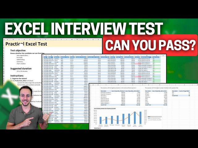 How to Pass an Excel Test for a Job Interview (Step by Step)