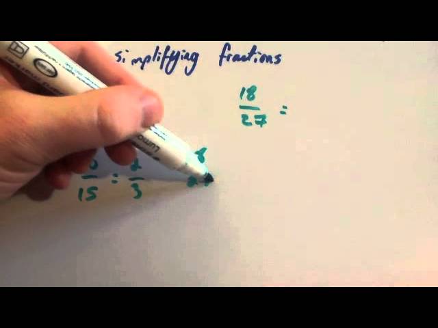 Simplifying fractions - Corbettmaths