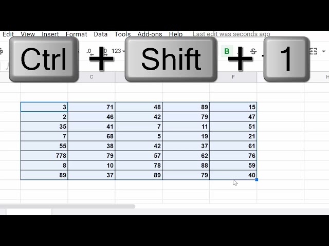 Short cut key to convert decimal format in Google sheet@COMPUTEREXCELSOLUTION