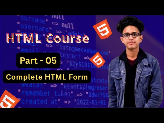 HTML Forms Tutorial in Hindi 🔥 | Complete HTML Form Tutorial for Beginners