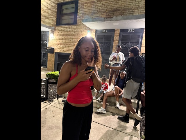 Brooke calls Destiny to check on her back in the projects