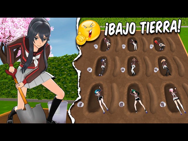 I BURIED ALL MY RIVALS IN YANDERE SIMULATOR 1980's 😈