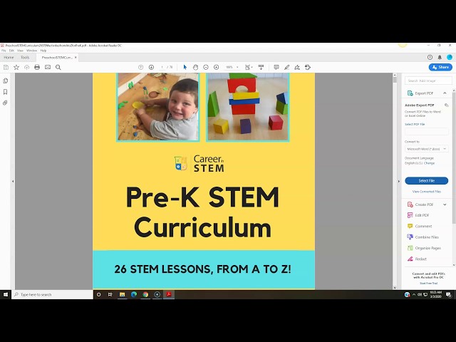 Preview: Preschool STEM Curriculum