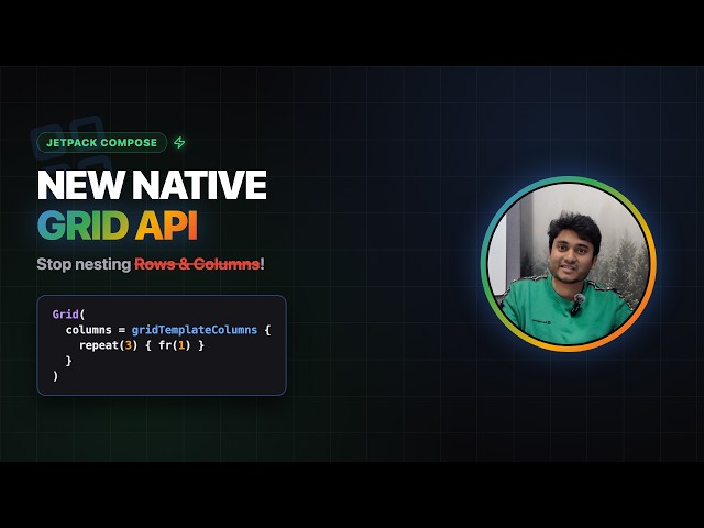 The New Jetpack Compose Grid API: Powerful 2D Layouts Made Simple #jetpackcompose #androiddev #grid