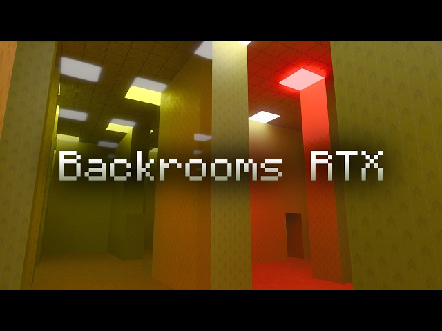 Infinite Randomly-Generated Backrooms | Minecraft with RTX