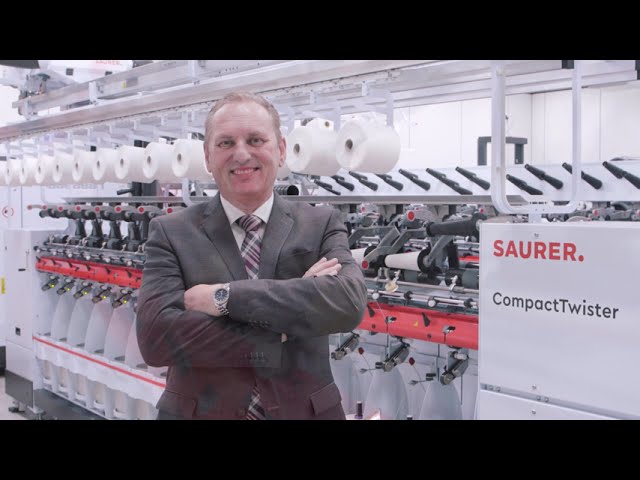 Saurer cabling and twisting machines