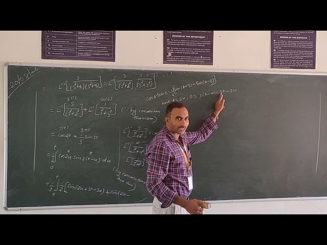 Problem based on Convolution theorem 