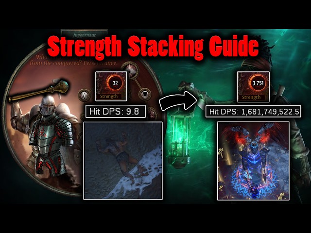 [PoE 3.29] Zero To Hero Strength Stacking Guide - From Day 1 To Mirror Tier