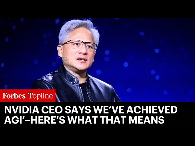 Jensen Huang, de Nvidia, afirma que cree que "hemos alcanzado la IA general".