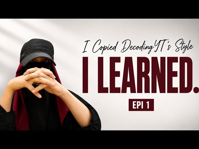 How @decodingyt Edits: I Tried Copying It for 7 Days and Here's What I learned 