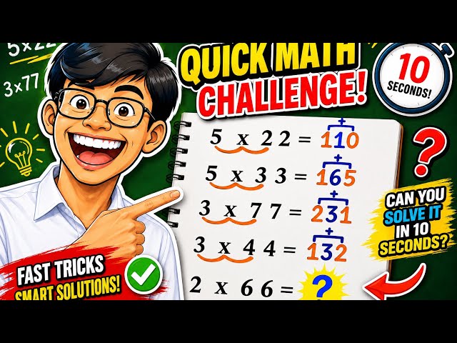 🔥 Quick Math Challenge! Can You Solve This in 10 Seconds? 🧠⚡