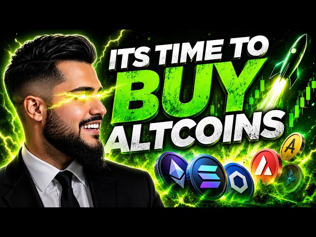 Its Time to Buy these ALTCOINS (Dont get left behind)