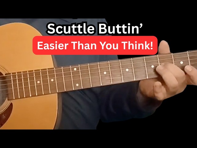 Scuttle Buttin' is Easier Than You Think! Easy Blues Guitar Lesson