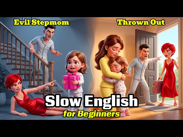 The Evil Stepmom Framed Mia… Then Got Thrown Out! | Easy English Listening for Beginners (A1–A2)