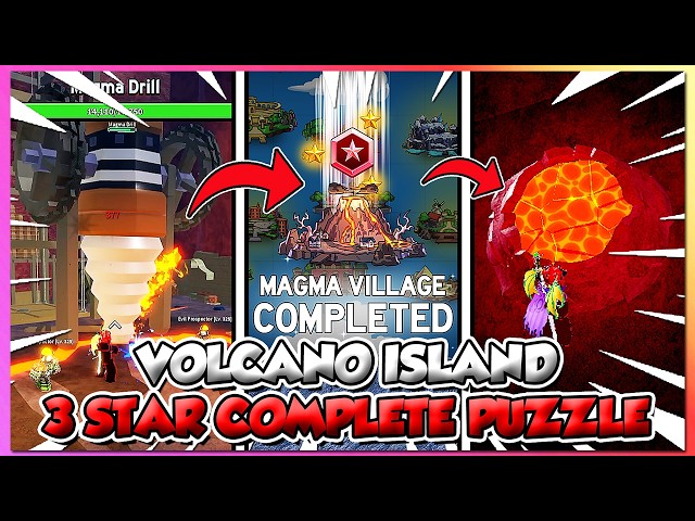 Blox Fruits Update 30 How To Complete Secret Volcano Island 3 Star Puzzle Fast + Full Guide!