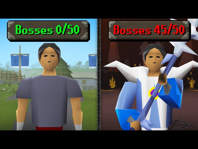 Killing every boss in Runescape using ONLY their loot