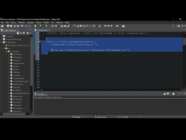 # 68 _ throws Keyword in Java | Ducking Exceptions Explained