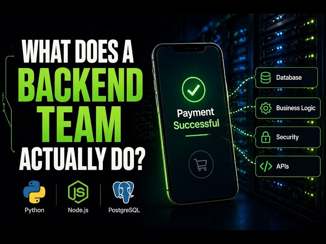 What Does a Backend Team Actually Do?