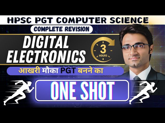 Digital Electronics | One Shot Video | NCERT | HPSC PGT COMPUTER SCIENCE | Data Mining Hub
