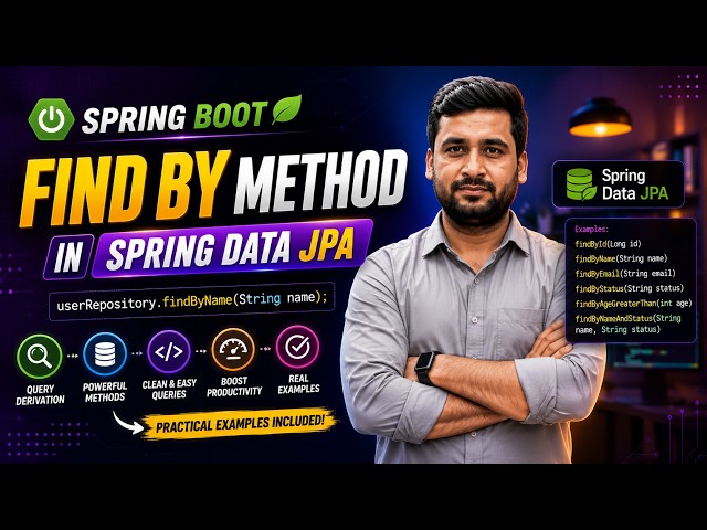 Master findBy Queries in Spring Data JPA | Complete Derived Query Guide