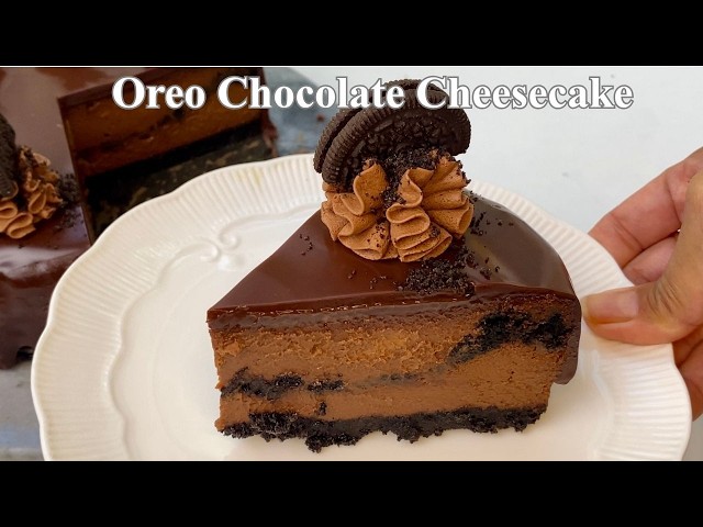 Oreo Chocolate Cheesecake| Rich & Creamy | Easy Dessert Recipe