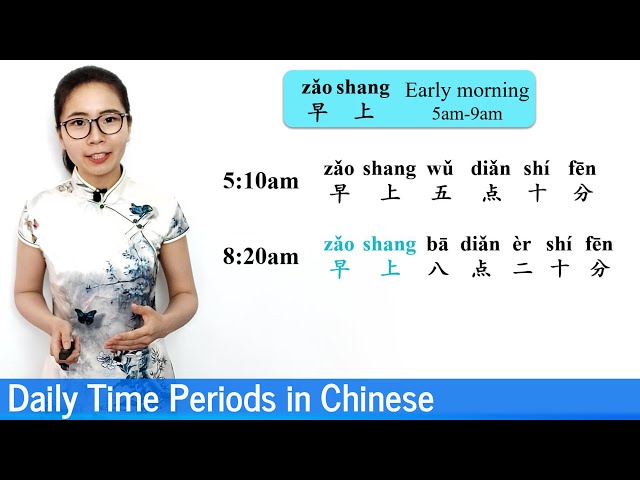 Daily Time Periods in Mandarin Chinese (Telling Time Part 2) | Beginner Lesson 11 | HSK 1