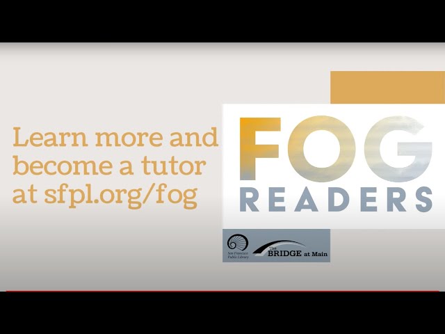 Become a FOG Readers Tutor