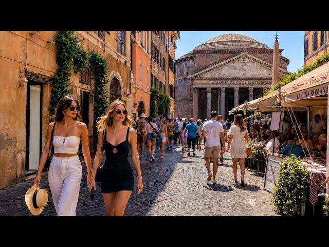 Rome, Italy 🇮🇹- July 2026 - 4K HDR Walking Tour