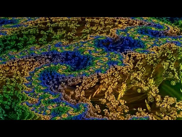 Bacterius - Mandelbulb 3D Fractal | VJ LOOP - 528Hz Music for Relax, Sleep, Stress Relief