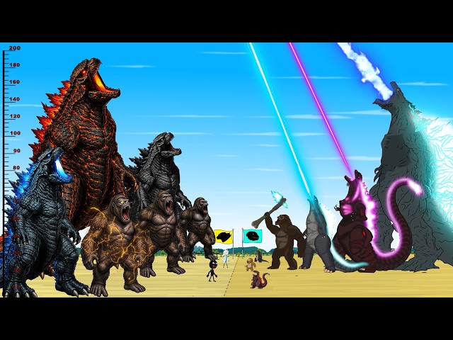 What If Evolution of Godzilla & Kong: Who Is Stronger After Evolution?