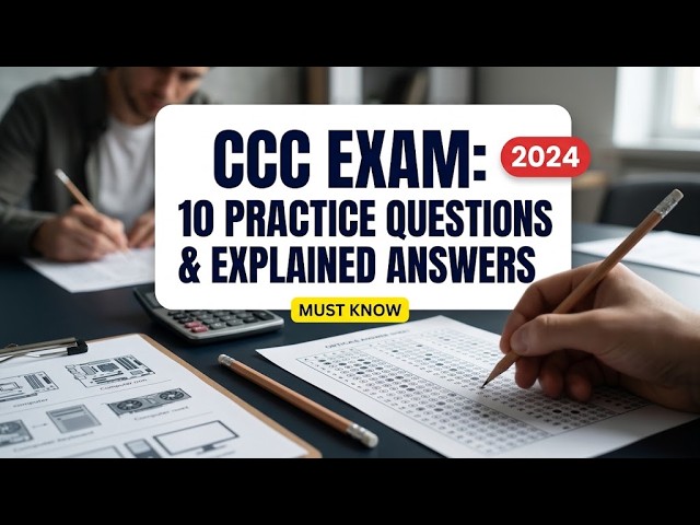 Computer Concept Courses CCC Practice Test 10 Questions with Explained Answers to Ace Your ExamToday