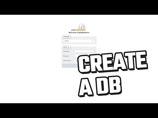 How to Create a Database in MySQL (phpMyAdmin)