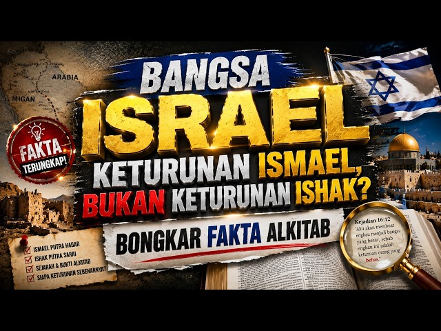 3) The Jewish Nation (Israel) Descendants of Ishmael⁉️ Revealing Facts from the Bible & Talmud