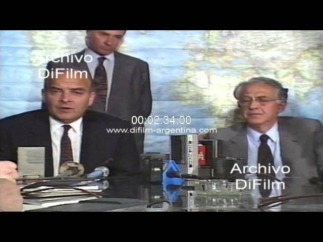 DiFilm - Domingo Cavallo naves argentinas en el Golfo Persico 1990