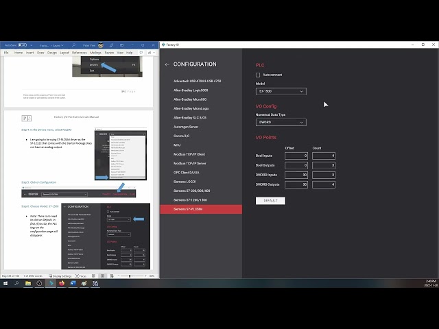 Factory IO & Siemens TIA Portal (Level PID Control)