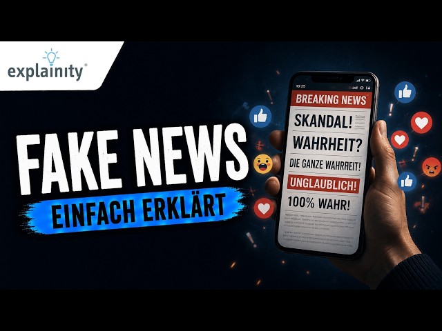 Fake news simply explained (explainity® explainer video)