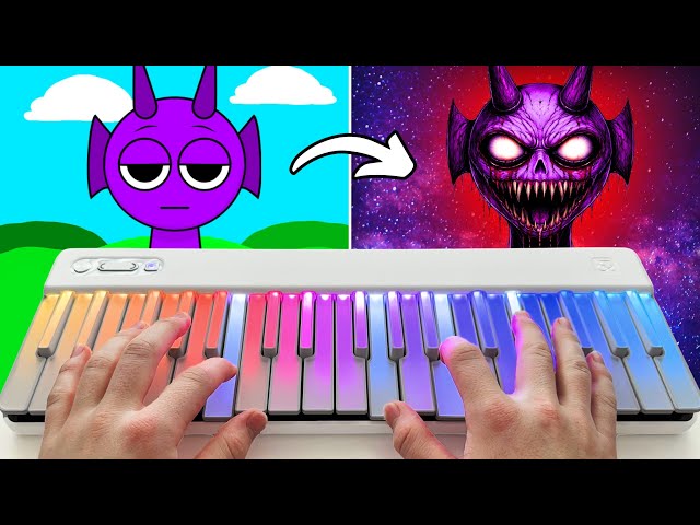 Sprunki Durple PHASE 1-30 but recreated in REAL life!