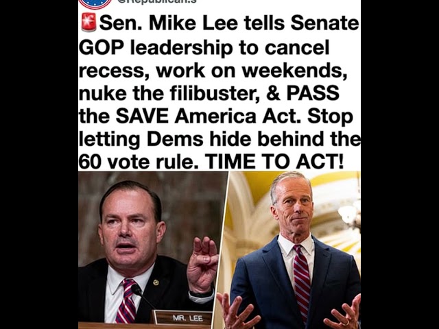 Debate continues over the SAVE Act, the Senate filibuster, and election integrity legislation.