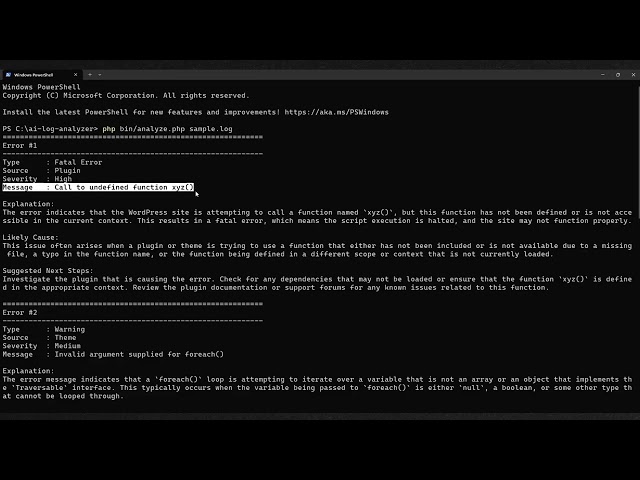Built a PHP Error Log Analyzer in 1 Week | Real Developer Project Walkthrough