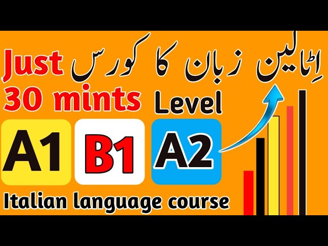 Italian language Level  A2. A1. B1 | Italian language Course | Italian A2 Conversation| Beginners