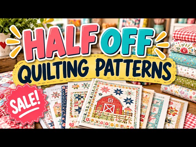 Half Off Quilting Patterns - RECAP