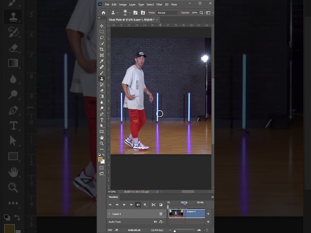 How to create Clean Plate in Photoshop | How to Create Clean Plate | Video to Image in Photoshop