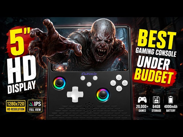 Cubonic SolidPlay H5 Handheld Retro Game Console Review #gaming #retrogaming #retrogames